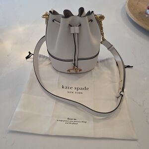 Kate Spade White Bucket Bag